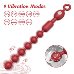 VibroPulse Beads - Vibrating Silicone Prostate Massager - Passion Pulse Adult