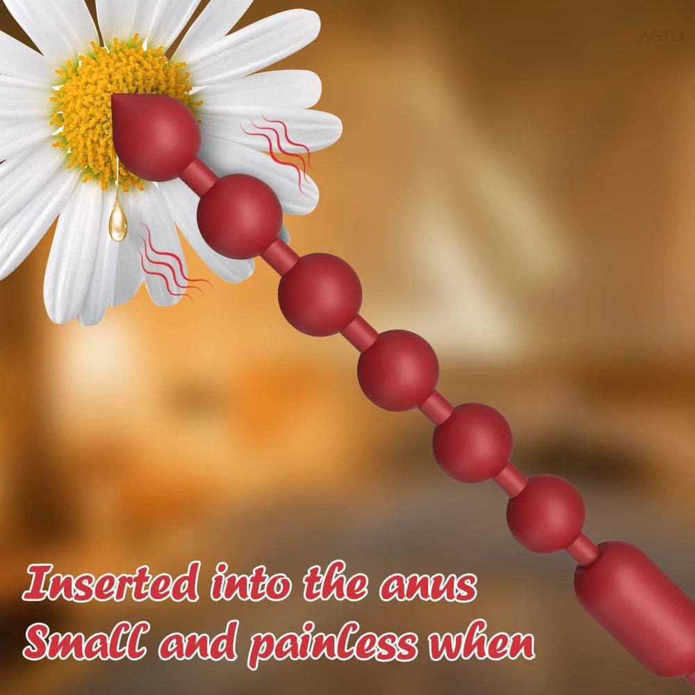 VibroPulse Beads - Vibrating Silicone Prostate Massager - Passion Pulse Adult