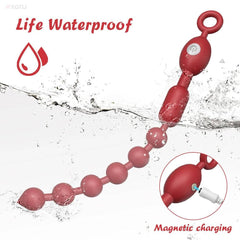 VibroPulse Beads - Vibrating Silicone Prostate Massager - Passion Pulse Adult