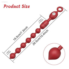VibroPulse Beads - Vibrating Silicone Prostate Massager - Passion Pulse Adult