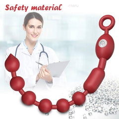 VibroPulse Beads - Vibrating Silicone Prostate Massager - Passion Pulse Adult