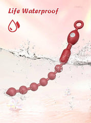 VibroPulse Beads - Vibrating Silicone Prostate Massager - Passion Pulse Adult