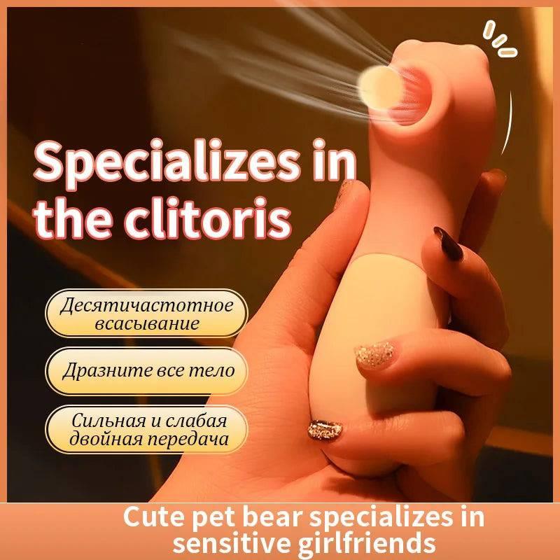 USB Rechargeable Clitoral Suction Vibrator - Passion Pulse Adult