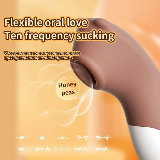 USB Rechargeable Clitoral Suction Vibrator - Passion Pulse Adult