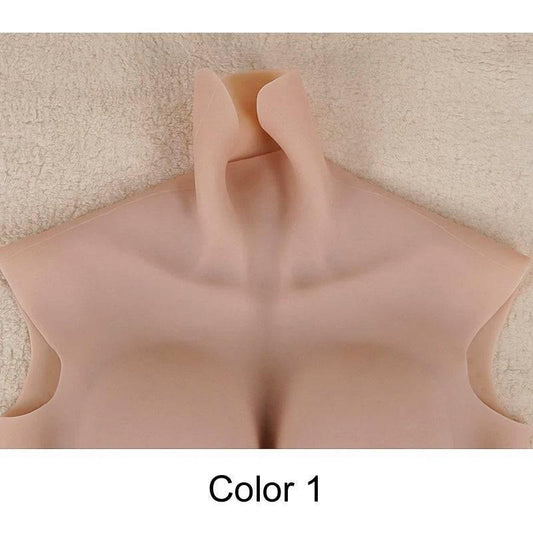 Dokier K Cup Fake Boobs: Realistic Silicone Breast Forms for Crossdressing, Drag Queens, Shemales, and Transgender Individuals - Passion Pulse Adult