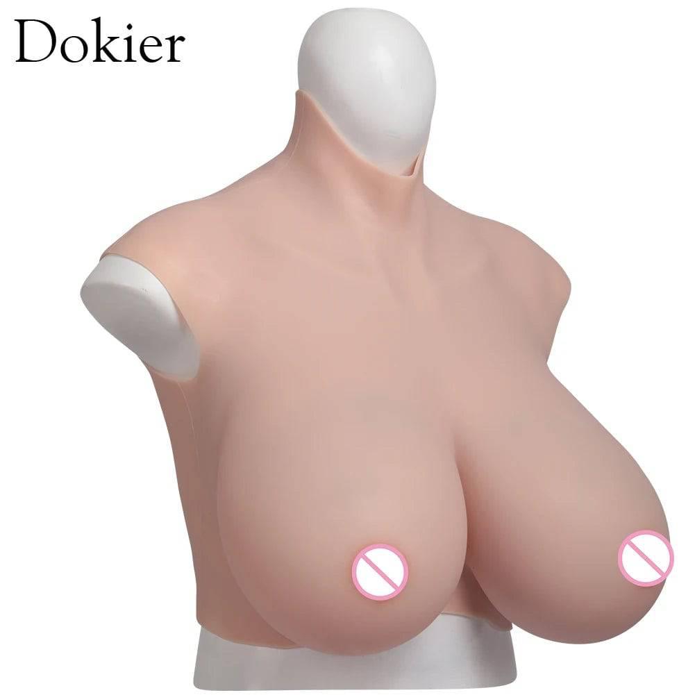 Dokier K Cup Fake Boobs: Realistic Silicone Breast Forms for Crossdressing, Drag Queens, Shemales, and Transgender Individuals - Passion Pulse Adult