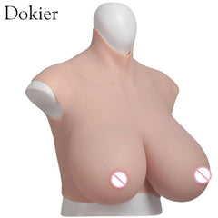 Dokier K Cup Fake Boobs: Realistic Silicone Breast Forms for Crossdressing, Drag Queens, Shemales, and Transgender Individuals - Passion Pulse Adult
