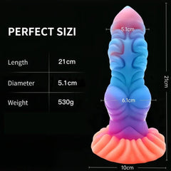 Luminous Monster Horse Dildo – Large Anal Plug for Women - Passion Pulse Adult