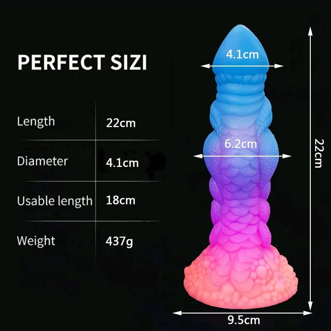 Luminous Monster Horse Dildo – Large Anal Plug for Women - Passion Pulse Adult