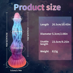 Luminous Monster Horse Dildo – Large Anal Plug for Women - Passion Pulse Adult