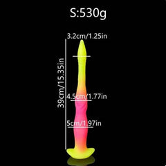 Luminous Monster Horse Dildo – Large Anal Plug for Women - Passion Pulse Adult