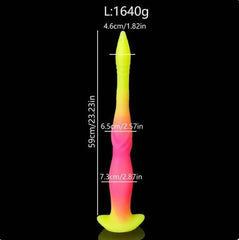 Luminous Monster Horse Dildo – Large Anal Plug for Women - Passion Pulse Adult