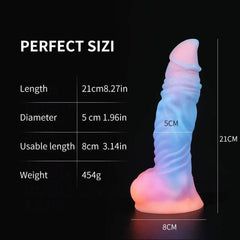 Luminous Monster Horse Dildo – Large Anal Plug for Women - Passion Pulse Adult