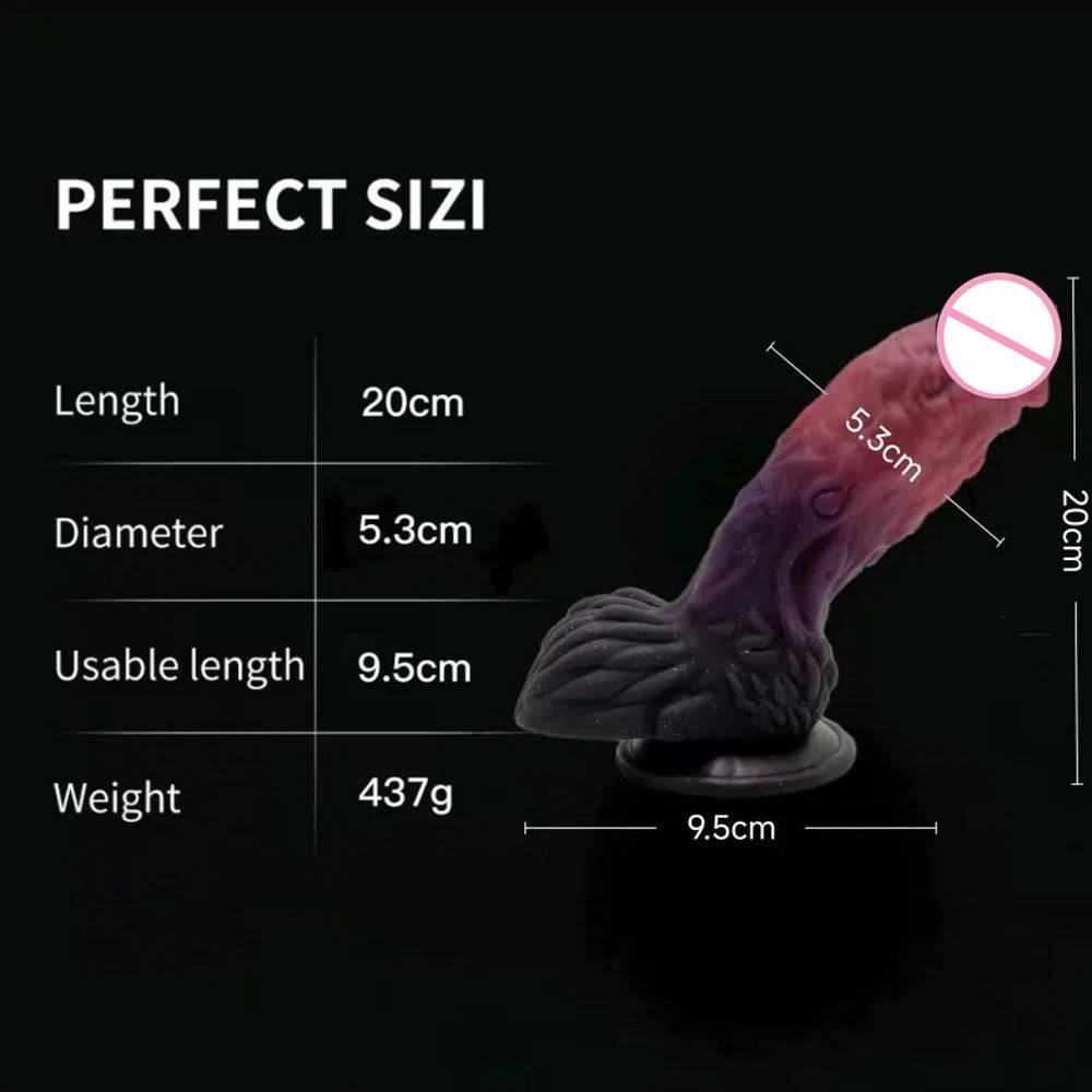 BDSM Monster Dildo – Horse, Dragon, and Dog-Inspired Realistic Suction Cup Toy - Passion Pulse Adult