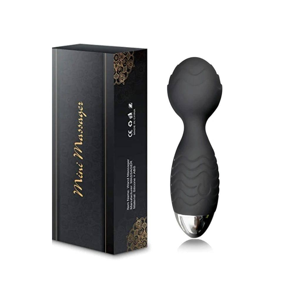 Rechargeable Silicone Wand Massager with 20 Patterns & 8 Speeds - Passion Pulse Adult