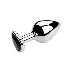 Heart-Shaped Metal Anal Plug - Passion Pulse Adult