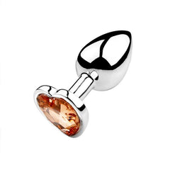 Heart-Shaped Metal Anal Plug - Passion Pulse Adult