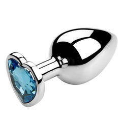 Heart-Shaped Metal Anal Plug - Passion Pulse Adult