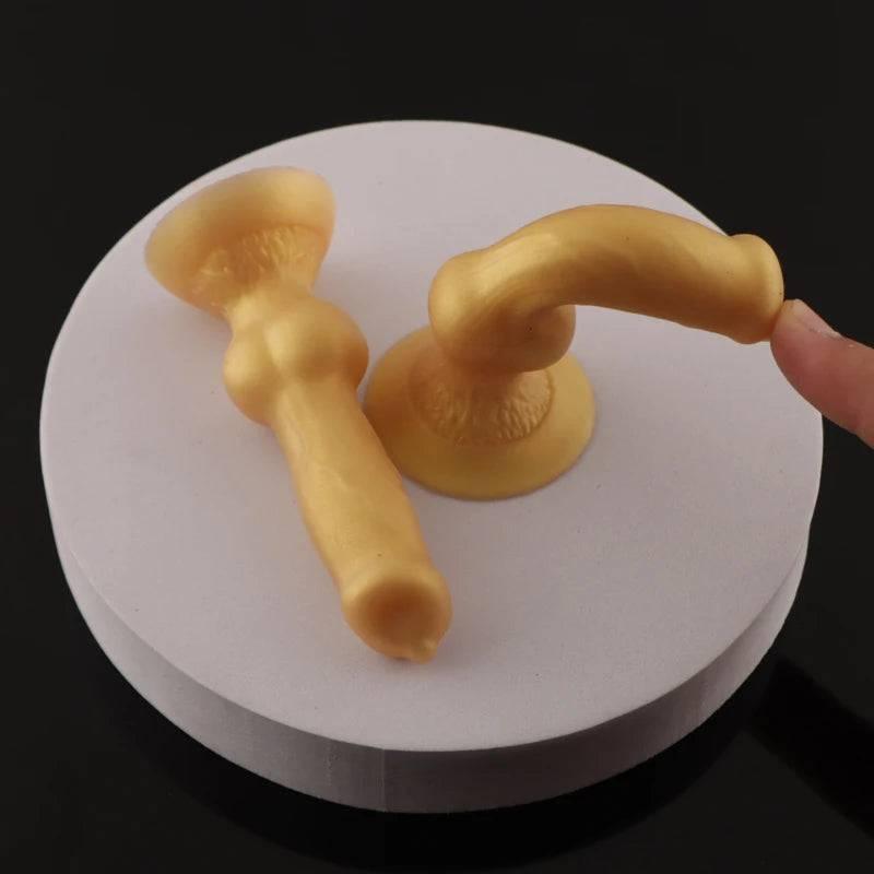Mini Silicone Jelly Dildo – Small Suction Cup Penis for Vaginal & Anal Play - Passion Pulse Adult