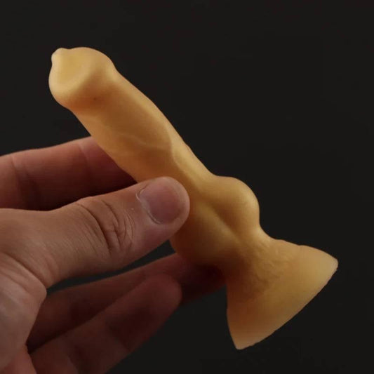 Mini Silicone Jelly Dildo – Small Suction Cup Penis for Vaginal & Anal Play - Passion Pulse Adult