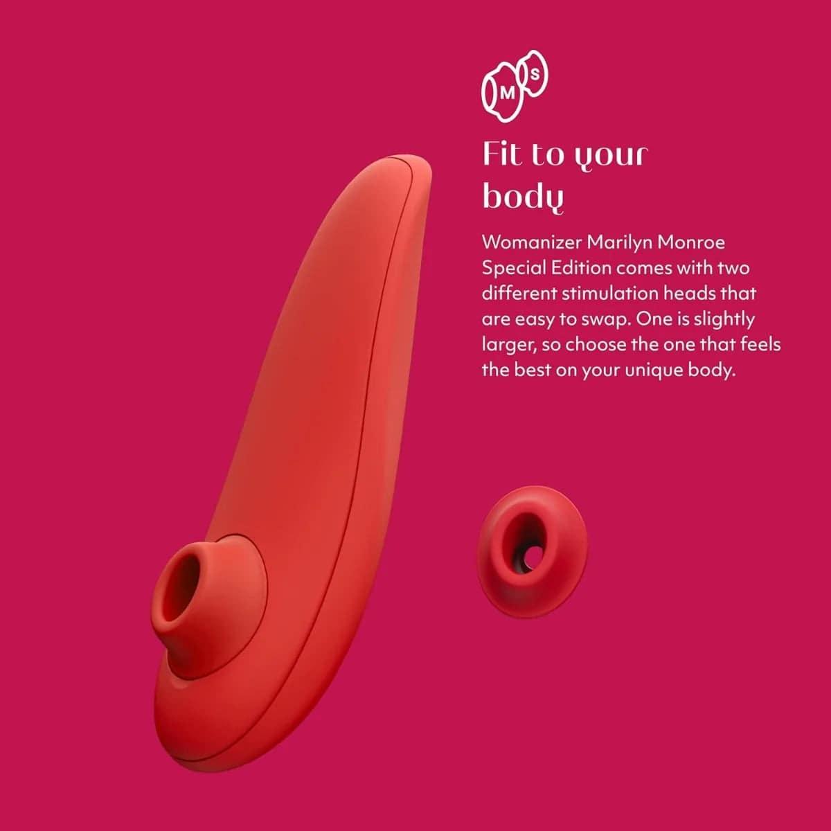 Womanizer x Marilyn Monroe Special Edition Pleasure Air Sex Toys, Clitoral Sucking Vibrators, Clitoral Stimulators for Women - Passion Pulse Adult
