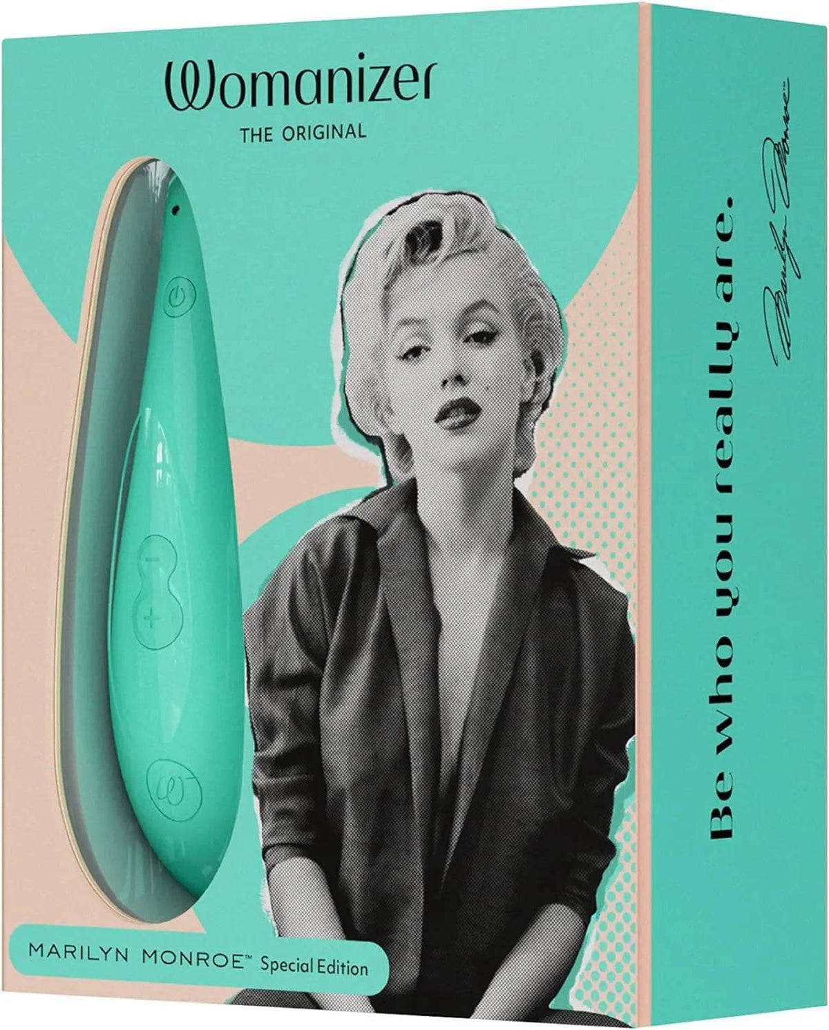 Womanizer x Marilyn Monroe Special Edition Pleasure Air Sex Toys, Clitoral Sucking Vibrators, Clitoral Stimulators for Women - Passion Pulse Adult