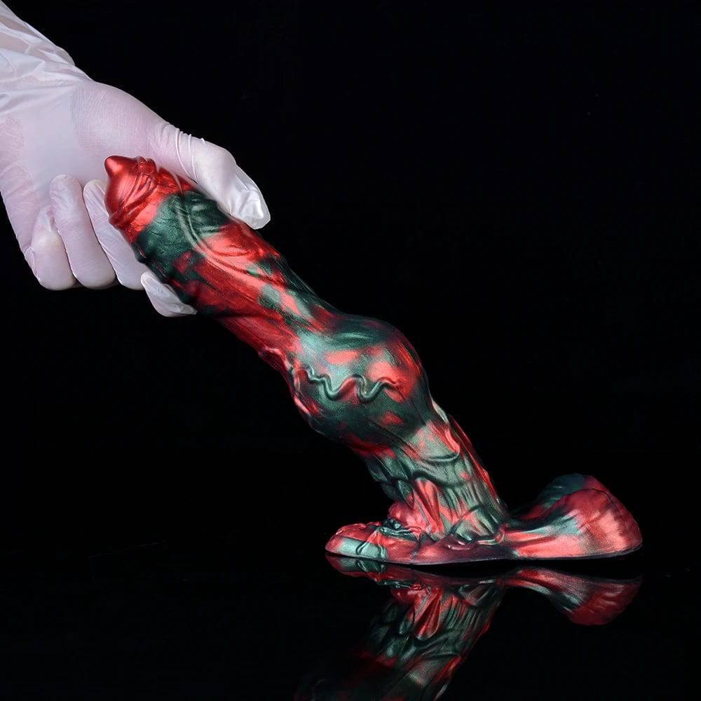 LICKER Dog Knot & Tentacle Fantasy Dildo - G-Spot & Anal Pleasure - Passion Pulse Adult