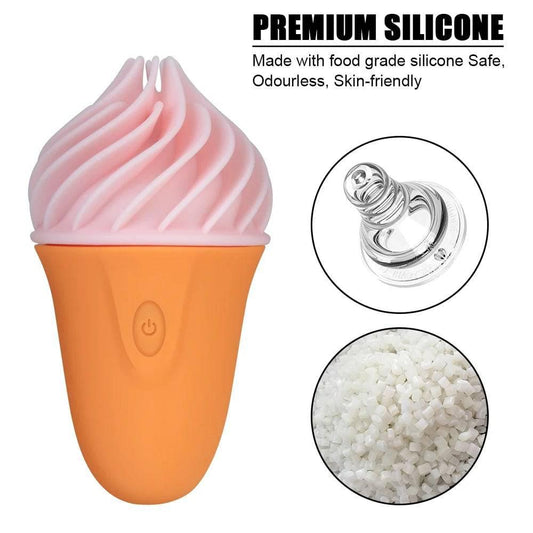 Ice Cream-Shaped Vibrator - Passion Pulse Adult