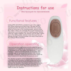 Satisfyer Pro4 Couples Sucking Vibrator – G-Spot & Clitoral - Passion Pulse Adult