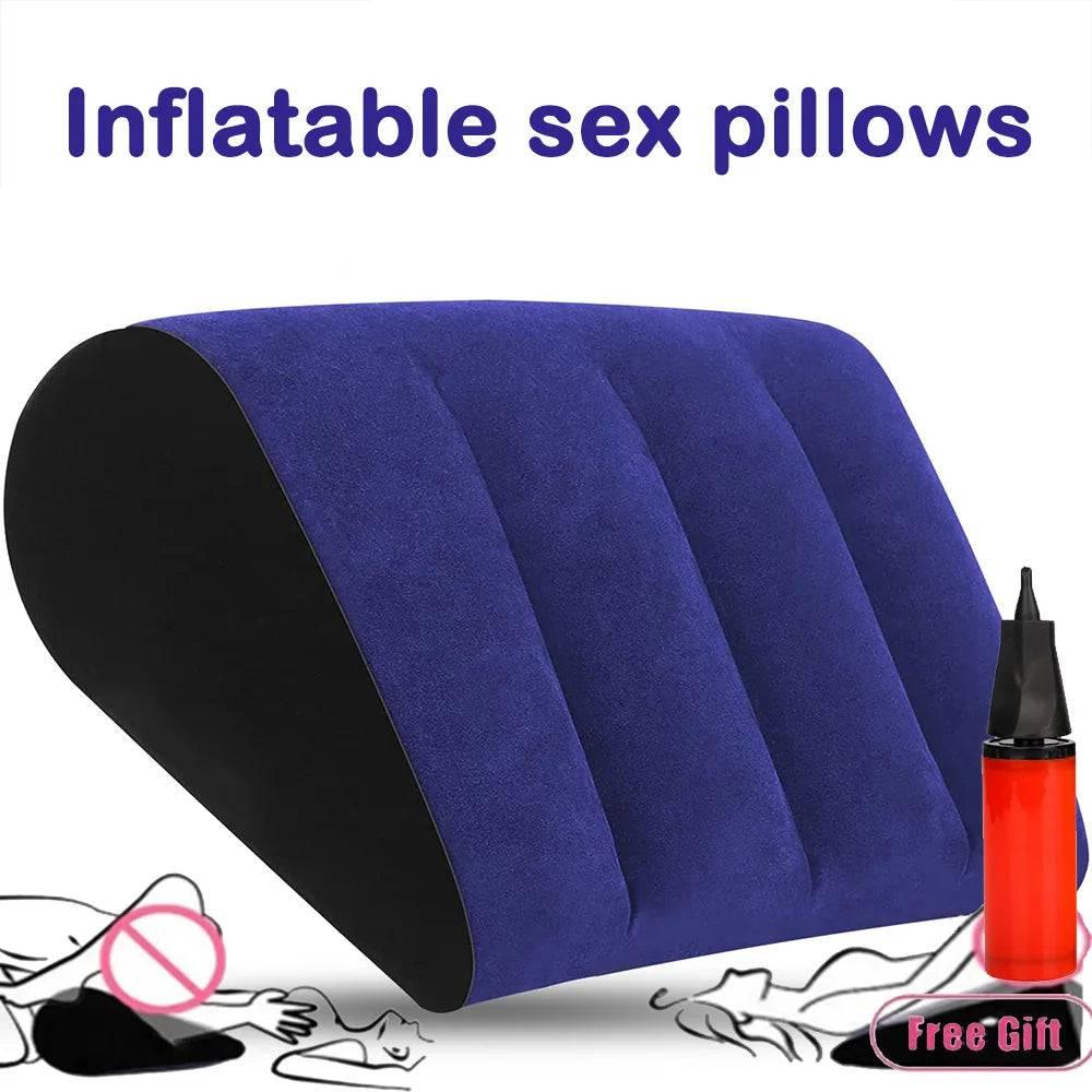 Inflatable Assist Sex Pillow: BDSM Sofa, Multifunctional Sex Furniture for Couples - Travel-Friendly Couple Supplies - Passion Pulse Adult