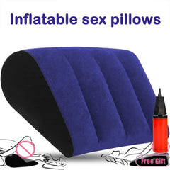 Inflatable Assist Sex Pillow: BDSM Sofa, Multifunctional Sex Furniture for Couples - Travel-Friendly Couple Supplies - Passion Pulse Adult