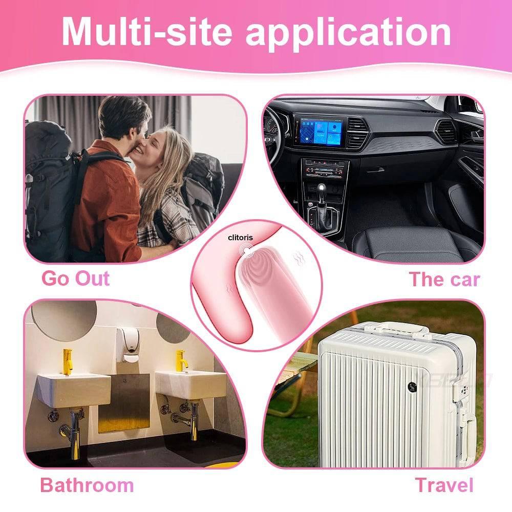 10-Speed Rechargeable Mini Bullet Vibrator - Passion Pulse Adult