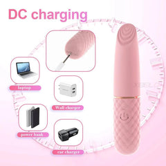 10-Speed Rechargeable Mini Bullet Vibrator - Passion Pulse Adult