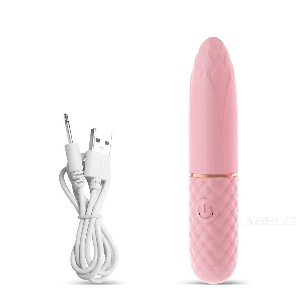 10-Speed Rechargeable Mini Bullet Vibrator - Passion Pulse Adult