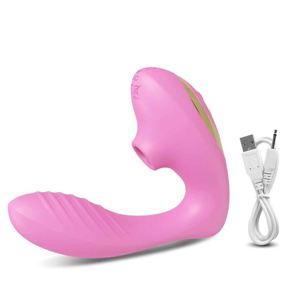 10 Speeds Vagina Sucking Vibrator Vibrating Sucker Oral Sex Suction Clitoris Stimulator Erotic Sex Toy for Women Sexual Wellness - Passion Pulse Adult