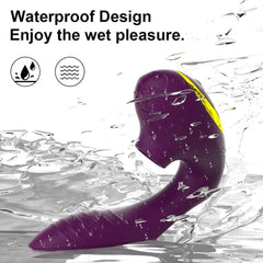 10 Speeds Vagina Sucking Vibrator Vibrating Sucker Oral Sex Suction Clitoris Stimulator Erotic Sex Toy for Women Sexual Wellness - Passion Pulse Adult