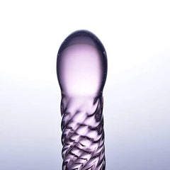17cm Crystal Glass Dildo – Realistic Design with Suction Cup for G-Spot Massage - Passion Pulse Adult