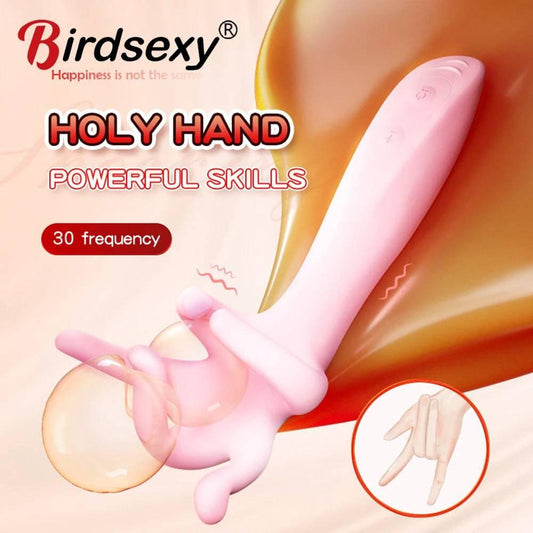 30-Speed Nipple Clitoral Stimulation Breast Clips Clamp Vibrator - Passion Pulse Adult