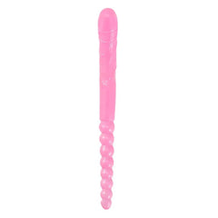 370mm Extra Long Soft Double Head Dildo Toy For Adult Flexible Jelly Vagina Anal Women Gay Lesbian Ended Dong Penis Artificial - Passion Pulse Adult