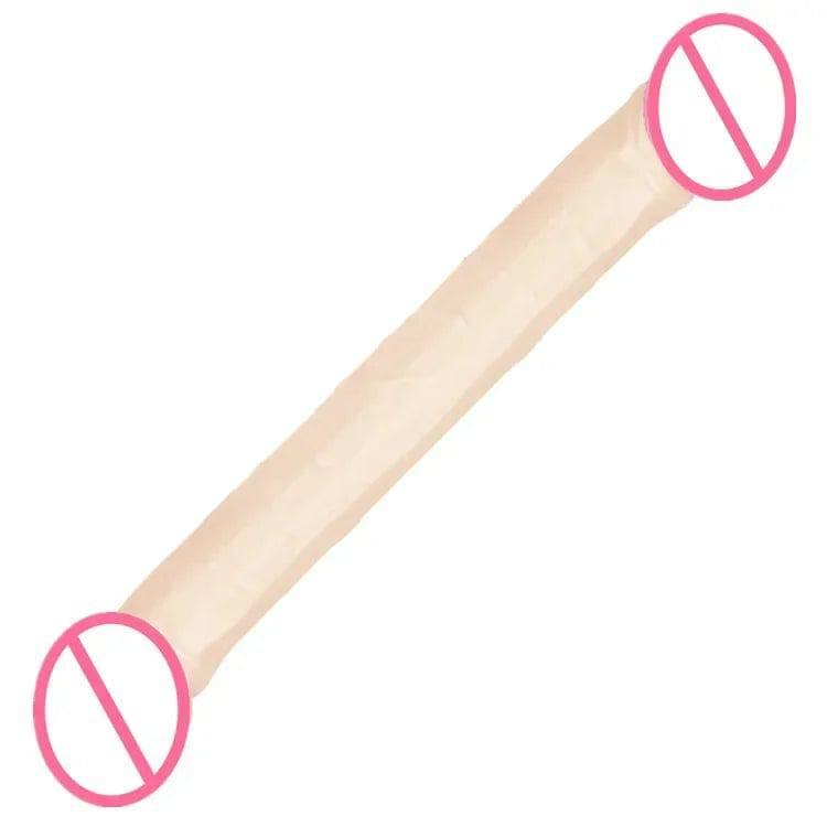 Double Head Dildo Long Jelly Realistic Dildo Double Ended Dildo Flexible Penis for Women Masturbator Sex Toys for Lesbian - Passion Pulse Adult