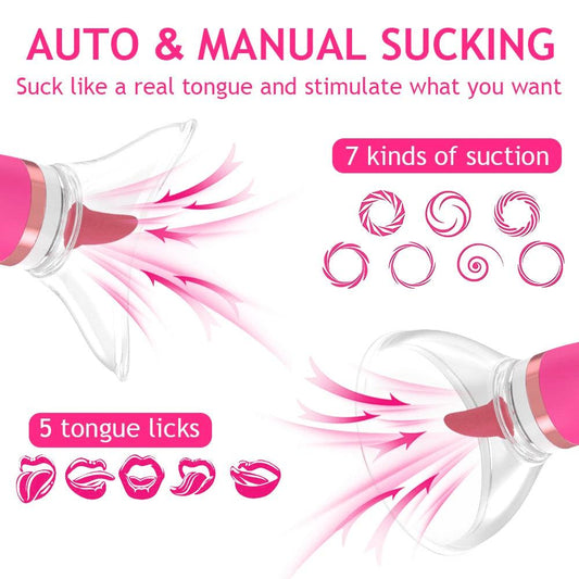 PASSION PULSE Red Power - Clit & Nipple Sucking Vibrator - Passion Pulse Adult