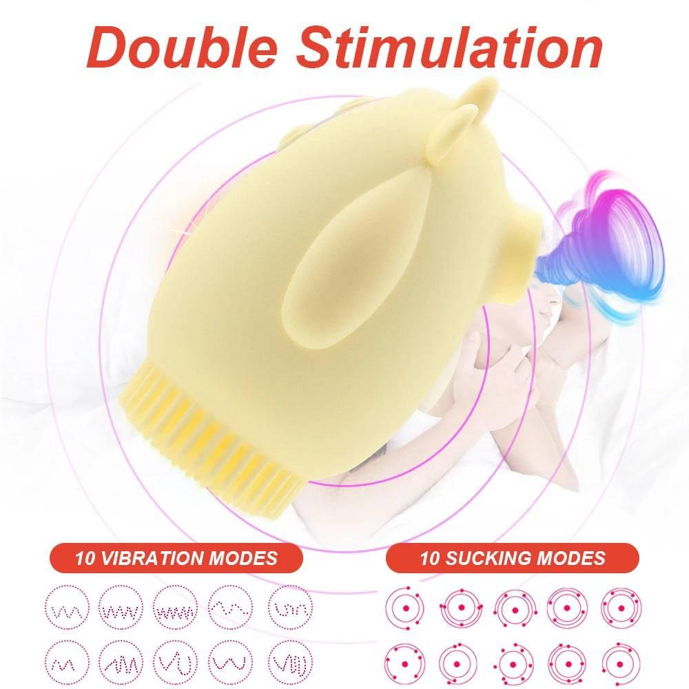 Clit & Nipple Sucking Vibrator - Passion Pulse Adult