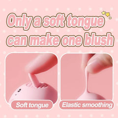 Cute Mini Pig Tongue Licking Vibrator - Passion Pulse Adult