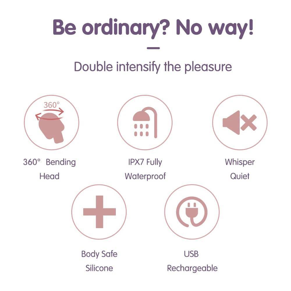 DRY WELL 20-Speed Vibrator – Magic Wand, Clitoris & Glans Stimulator - Passion Pulse Adult