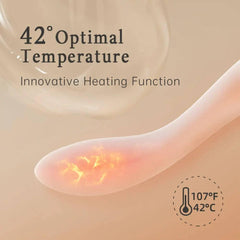 DRY WELL G-Spot Heating Rose Vibrator: Clitoral & G-Spot Stimulation - Passion Pulse Adult