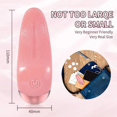 Heated Tongue Licking Vibrator for Women: Clitoris & G-Spot Stimulator - Passion Pulse Adult