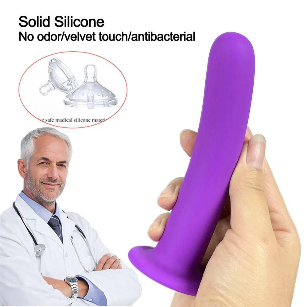 3-Piece Silicone Anal Plug Set – Beginner-Friendly Butt Plugs with Suction Cup for Prostate Massage - Passion Pulse Adult