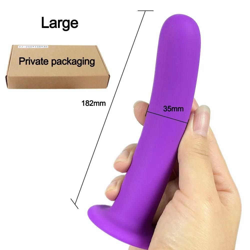 3-Piece Silicone Anal Plug Set – Beginner-Friendly Butt Plugs with Suction Cup for Prostate Massage - Passion Pulse Adult