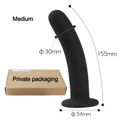 3-Piece Silicone Anal Plug Set – Beginner-Friendly Butt Plugs with Suction Cup for Prostate Massage - Passion Pulse Adult