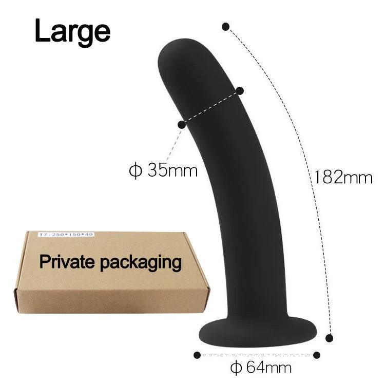 3-Piece Silicone Anal Plug Set – Beginner-Friendly Butt Plugs with Suction Cup for Prostate Massage - Passion Pulse Adult